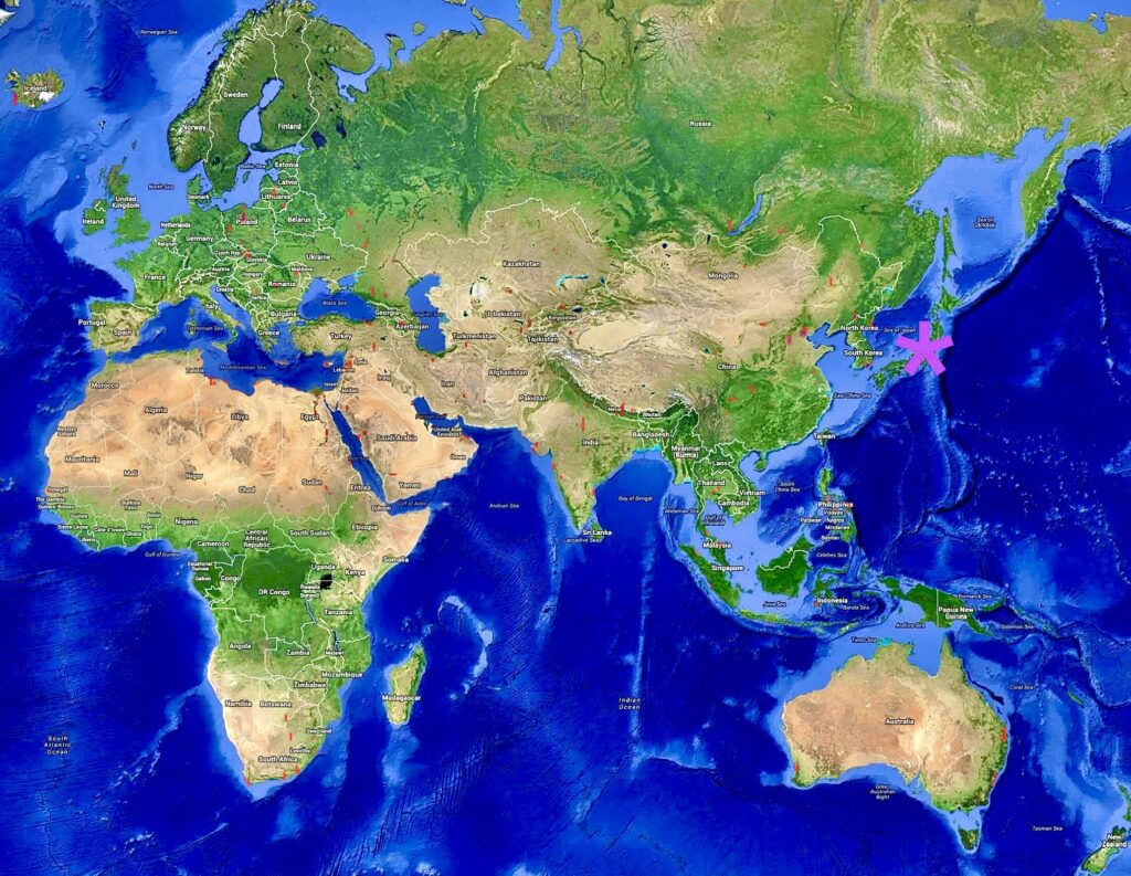 Teacher Map Asia